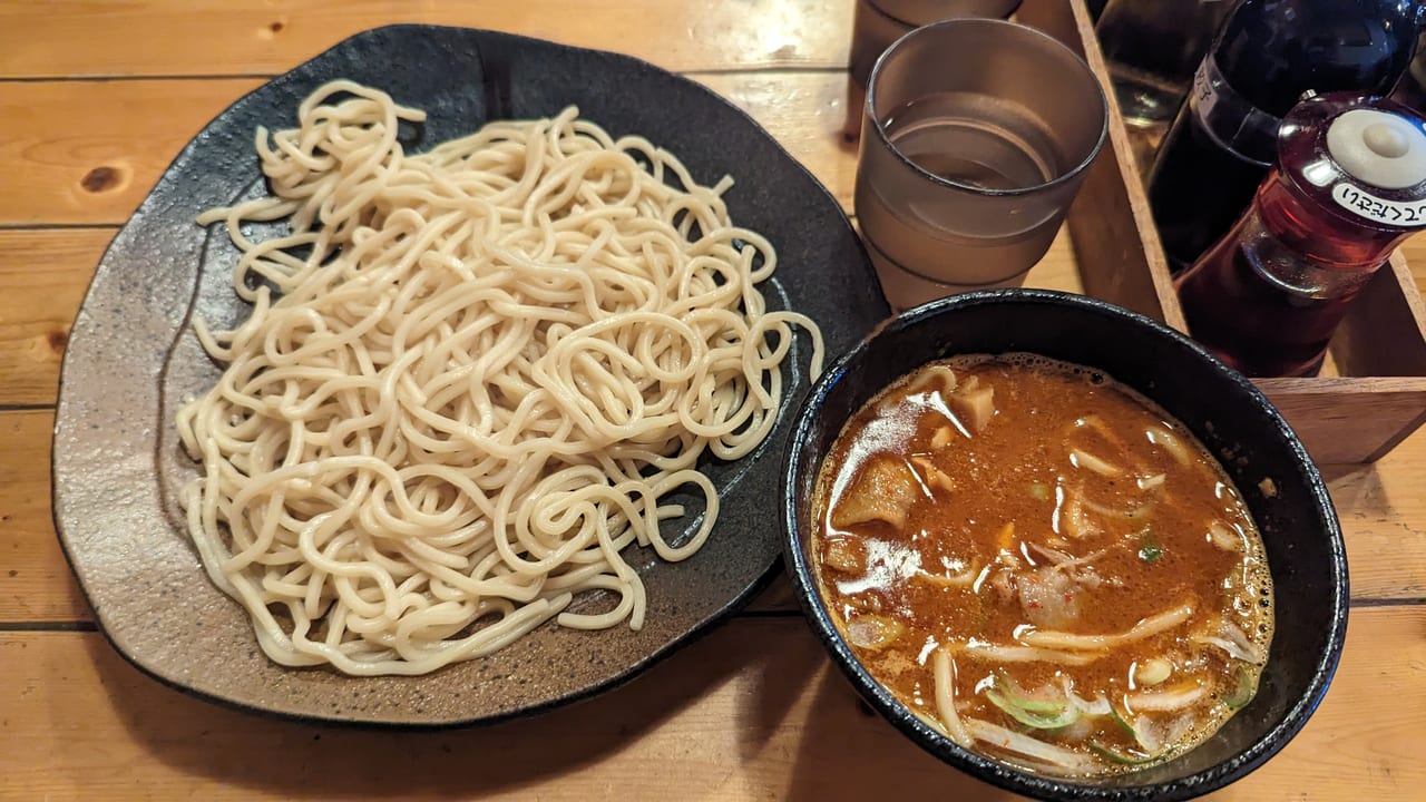 濃厚つけ麺本丸の辛つけ麺