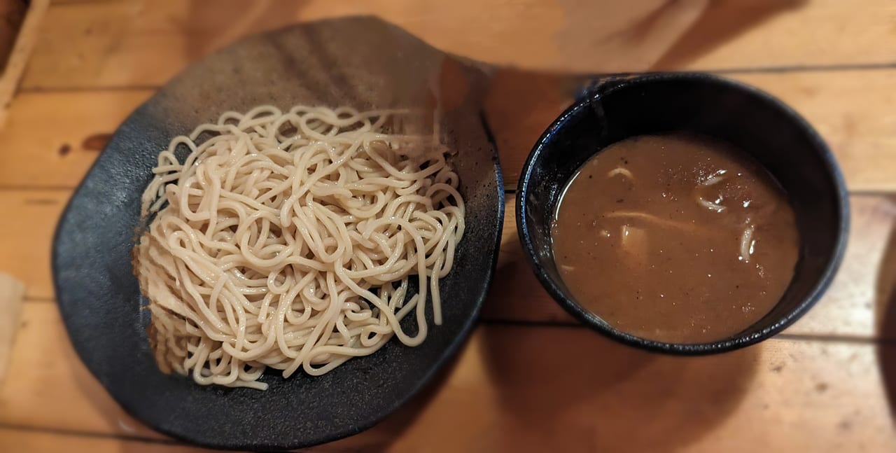 濃厚つけ麺本丸の濃厚つけ麺(子供向けにネギ辛味なし)